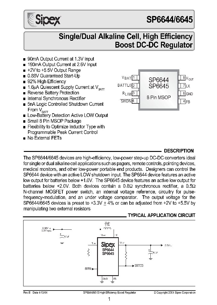 SP6645_36157.PDF Datasheet