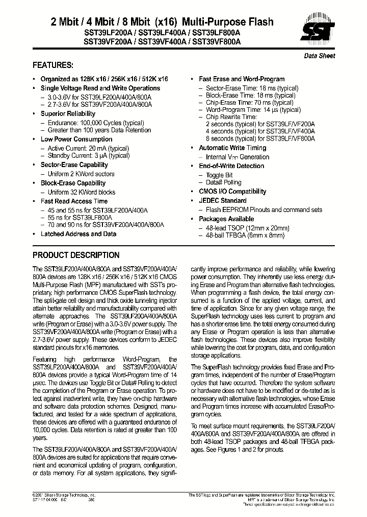 SST39VF400A_56511.PDF Datasheet