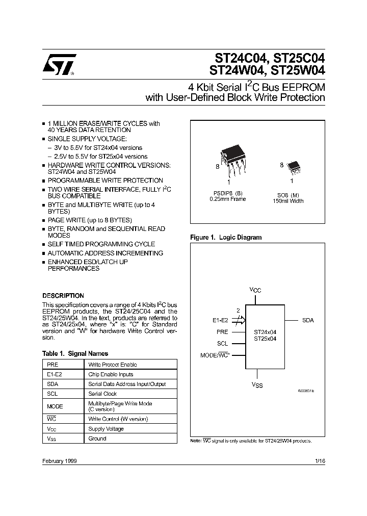 24C04_16418.PDF Datasheet