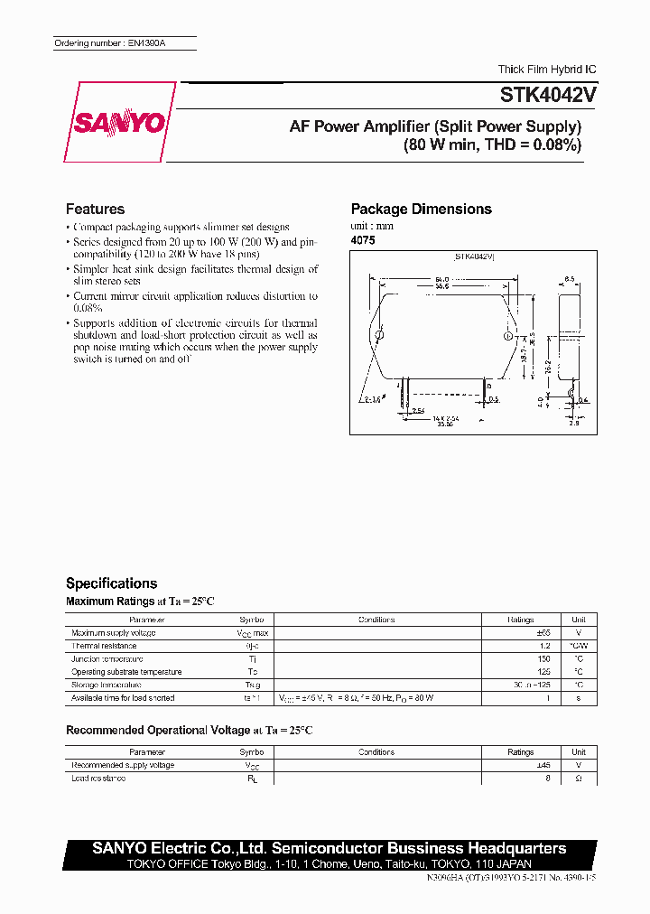 STK4042V_213935.PDF Datasheet