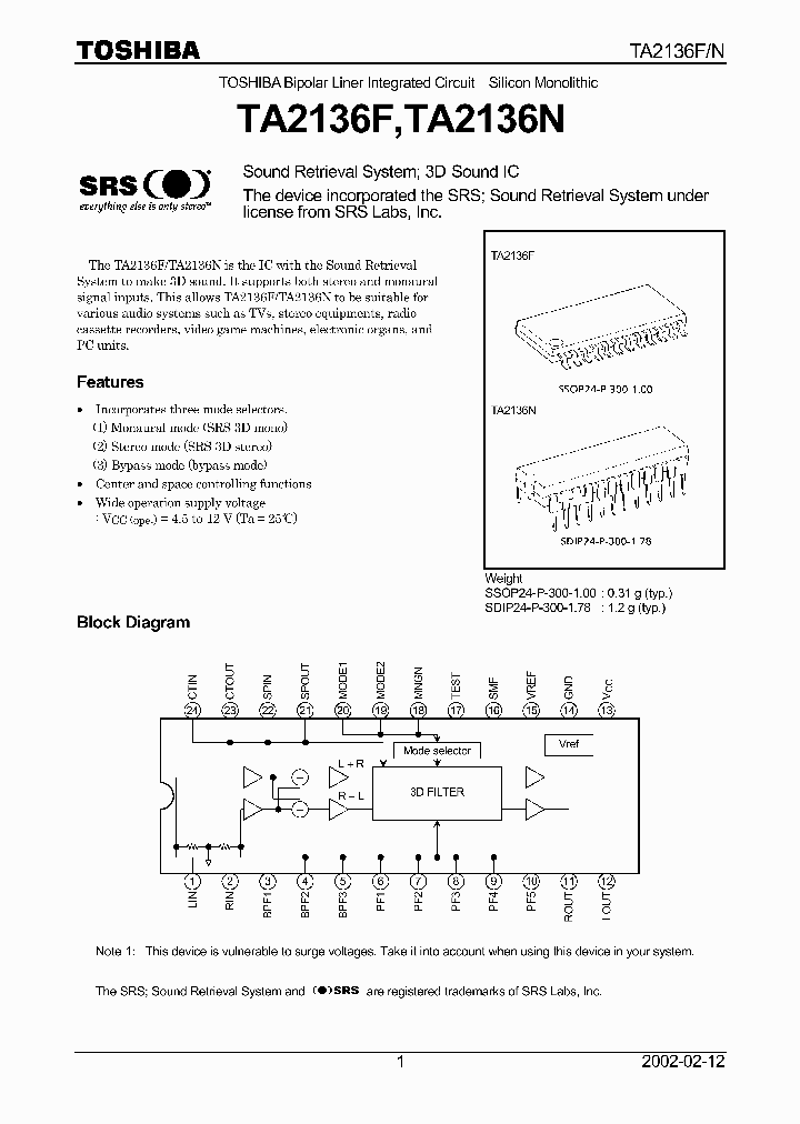 TA2136F_224299.PDF Datasheet