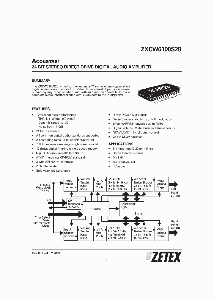 ZXCW6100S28_258799.PDF Datasheet