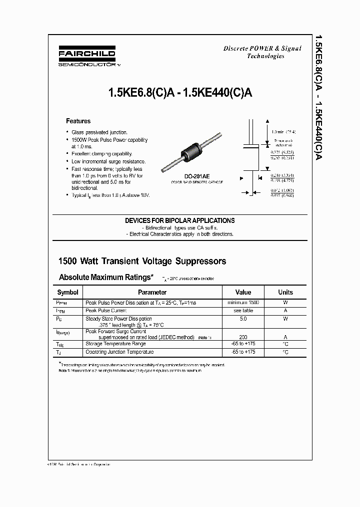 15KE100CA_124533.PDF Datasheet