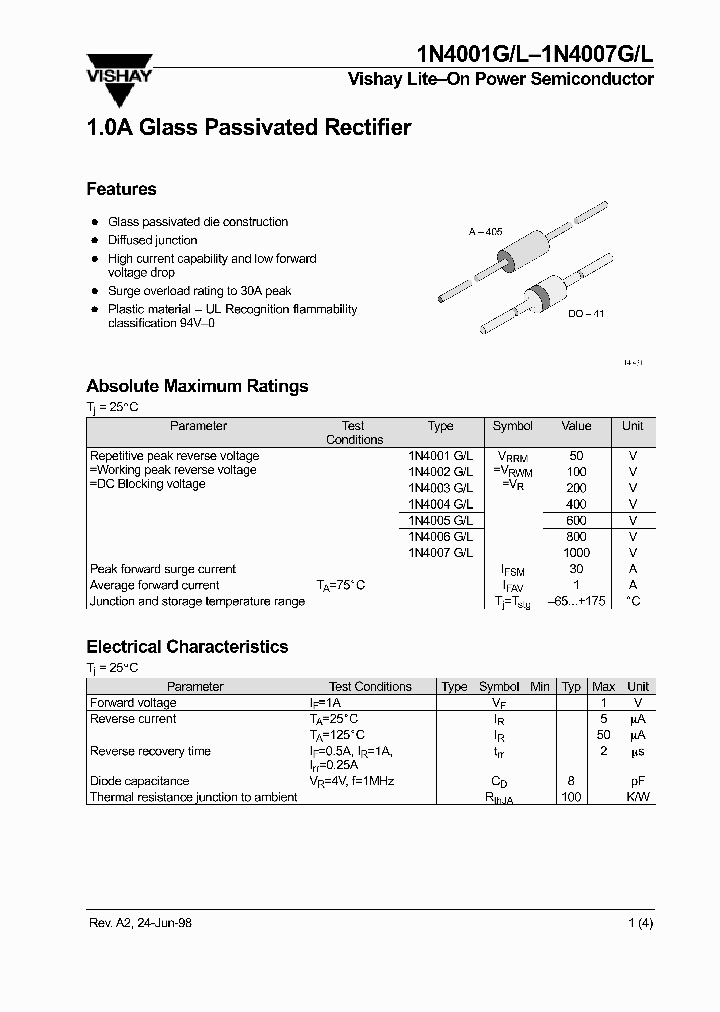 1N4006GL_202991.PDF Datasheet