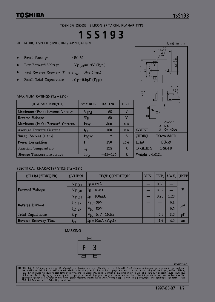 1SS193_16380.PDF Datasheet
