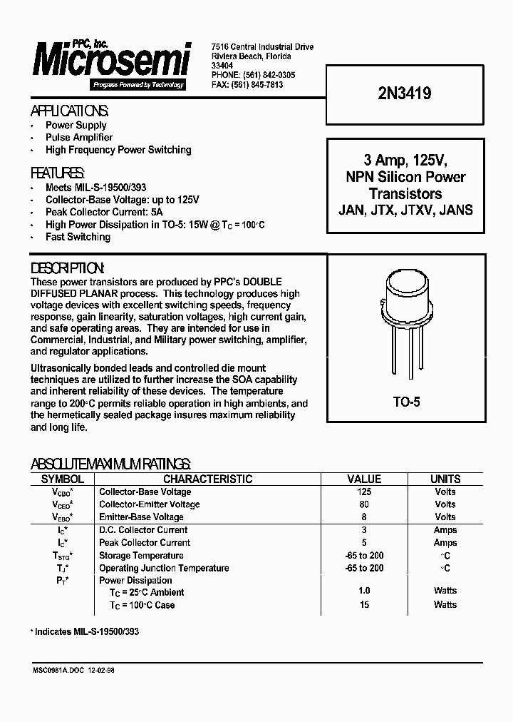 2N3419_375374.PDF Datasheet