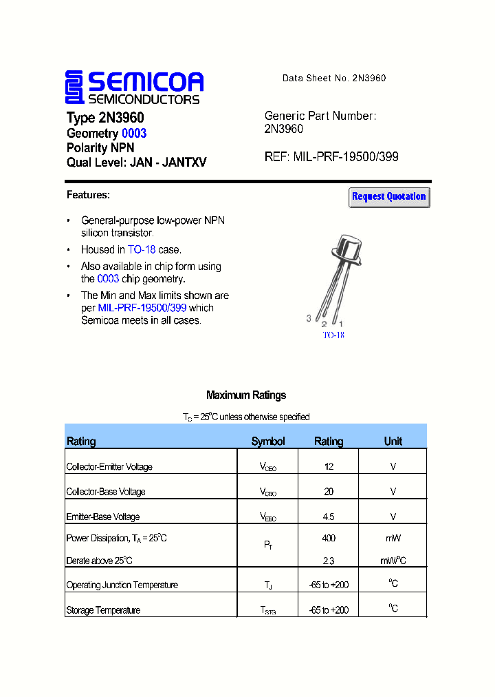 2N3960_312297.PDF Datasheet