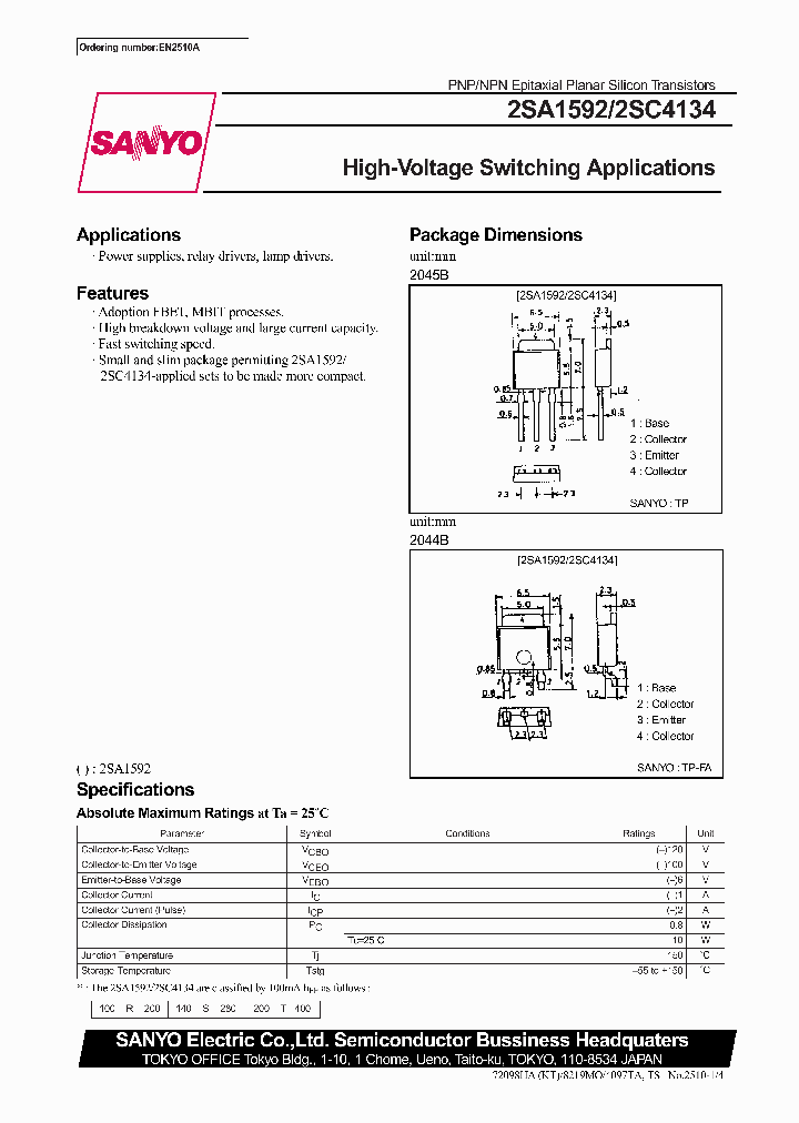 2SA1592_314281.PDF Datasheet
