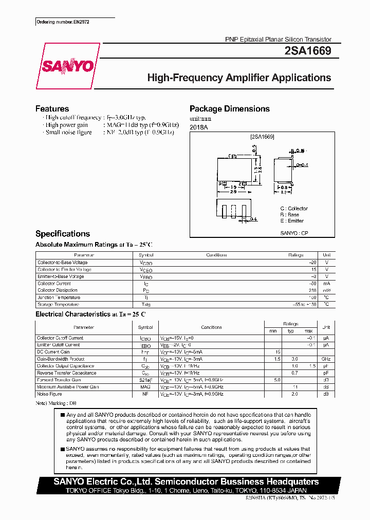 2SA1669_316017.PDF Datasheet