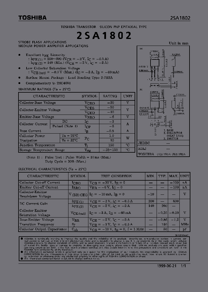 2SA1802_285592.PDF Datasheet