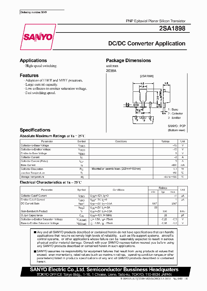 2SA1898_341087.PDF Datasheet