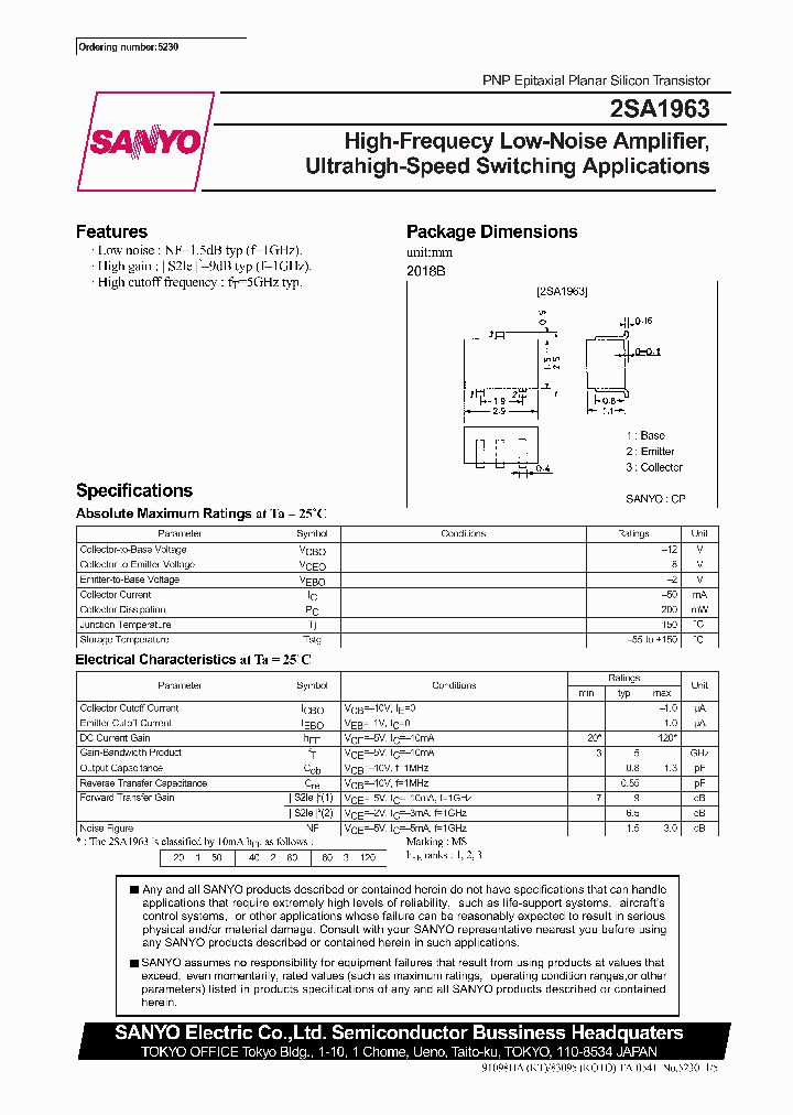2SA1963_309760.PDF Datasheet
