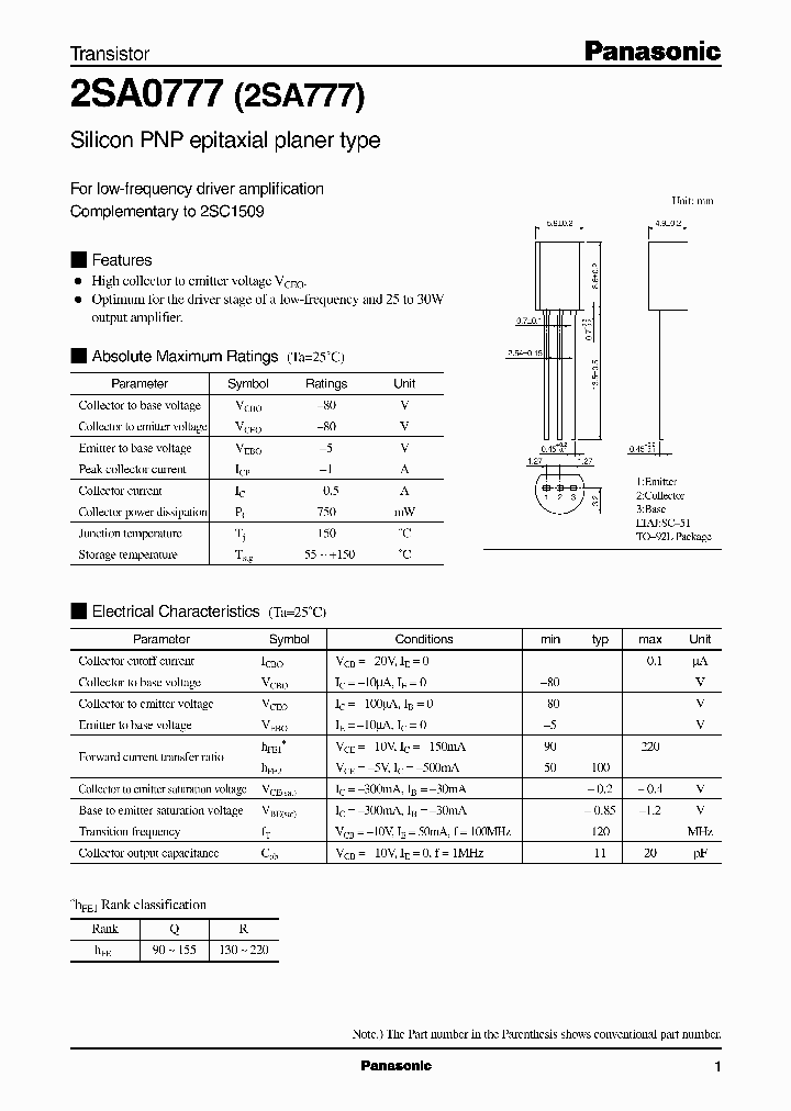 2SA0777_363880.PDF Datasheet