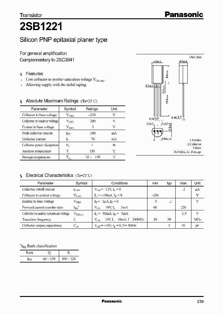 2SB1221_333944.PDF Datasheet