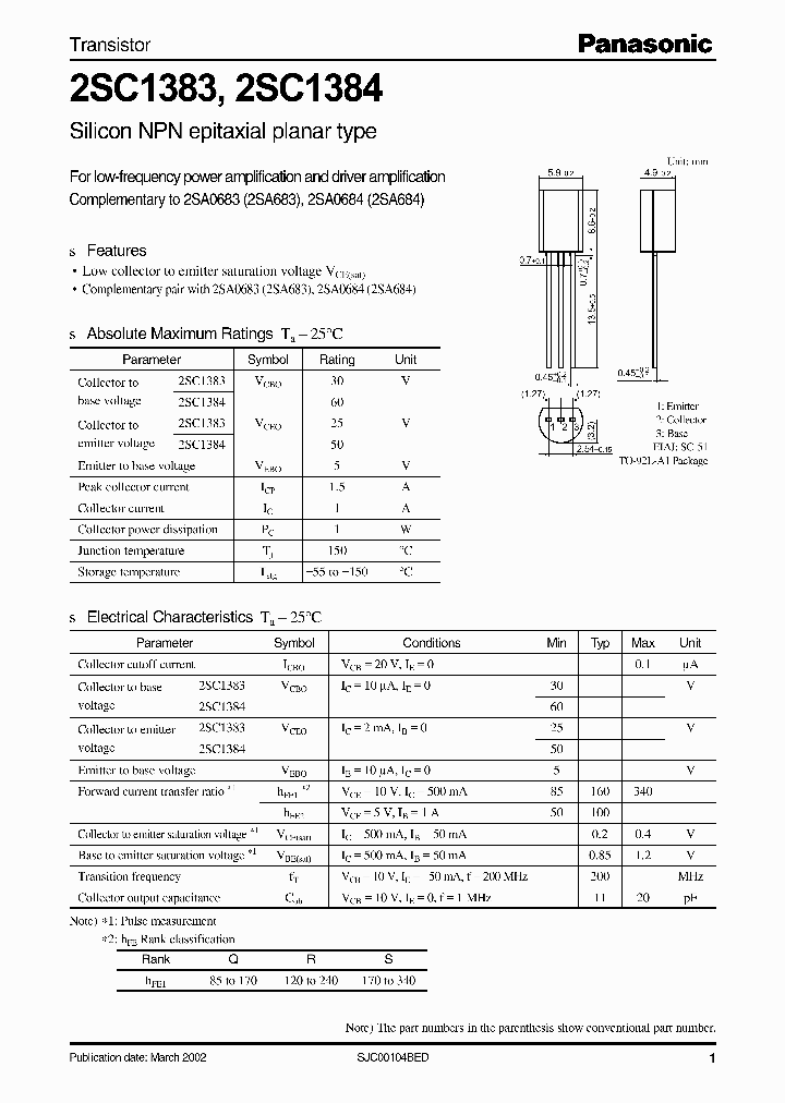 2SC1384_289268.PDF Datasheet