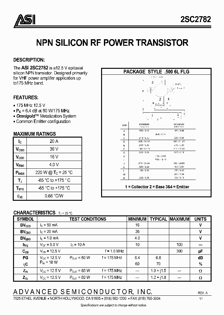 2SC2782_308954.PDF Datasheet