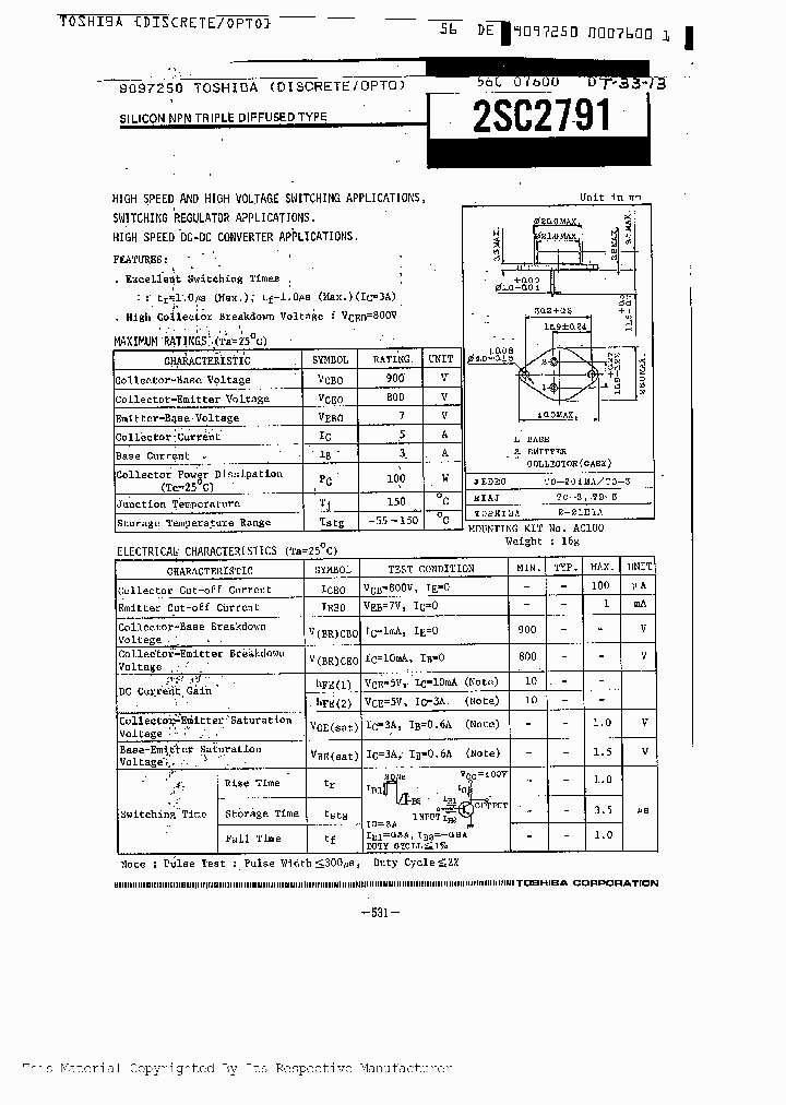 2SC2791_308951.PDF Datasheet
