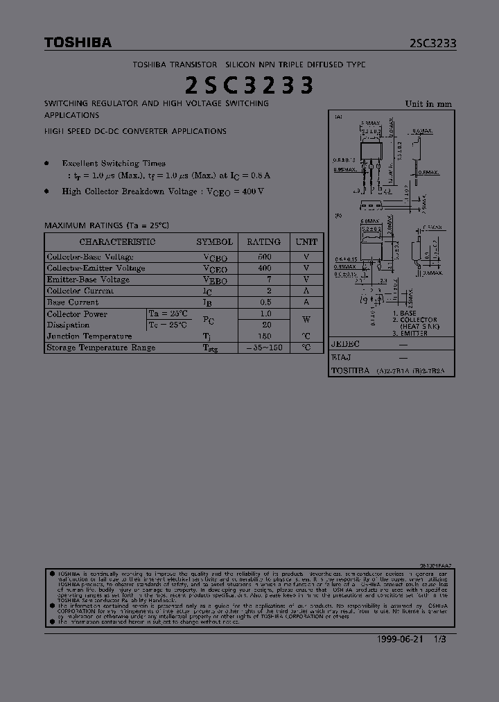 2SC3233_311504.PDF Datasheet