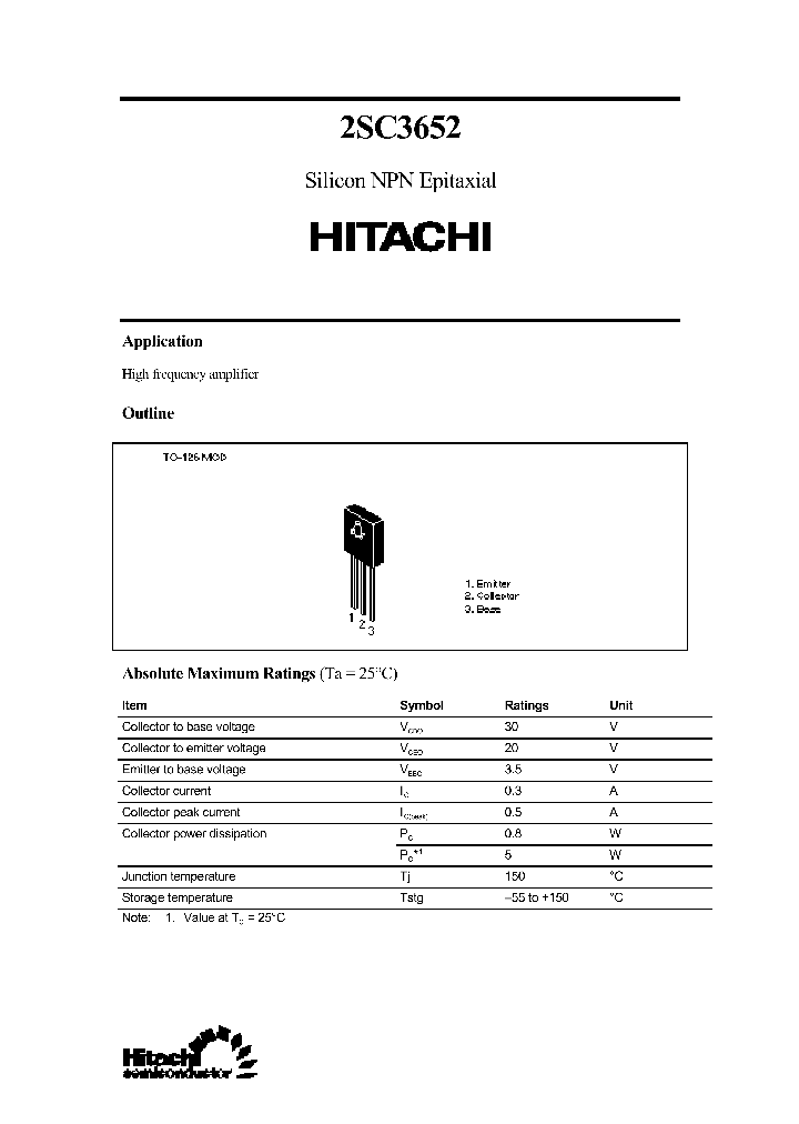 2SC3652_305794.PDF Datasheet