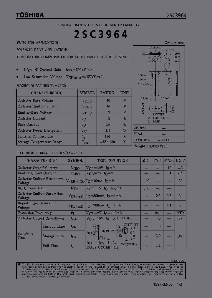 2SC3964_306102.PDF Datasheet