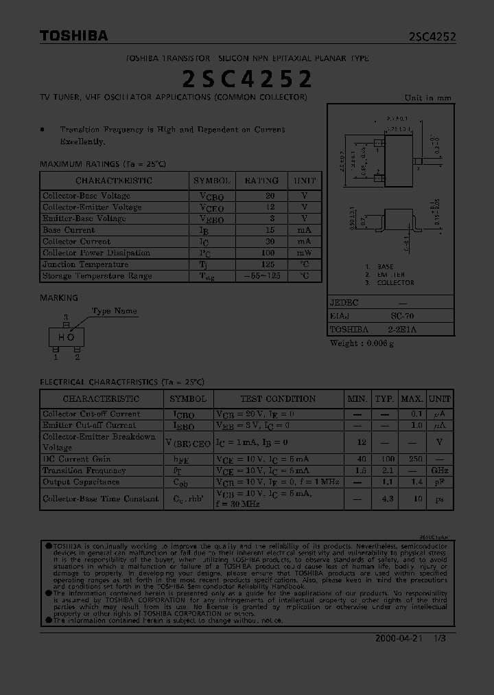 2SC4252_330885.PDF Datasheet