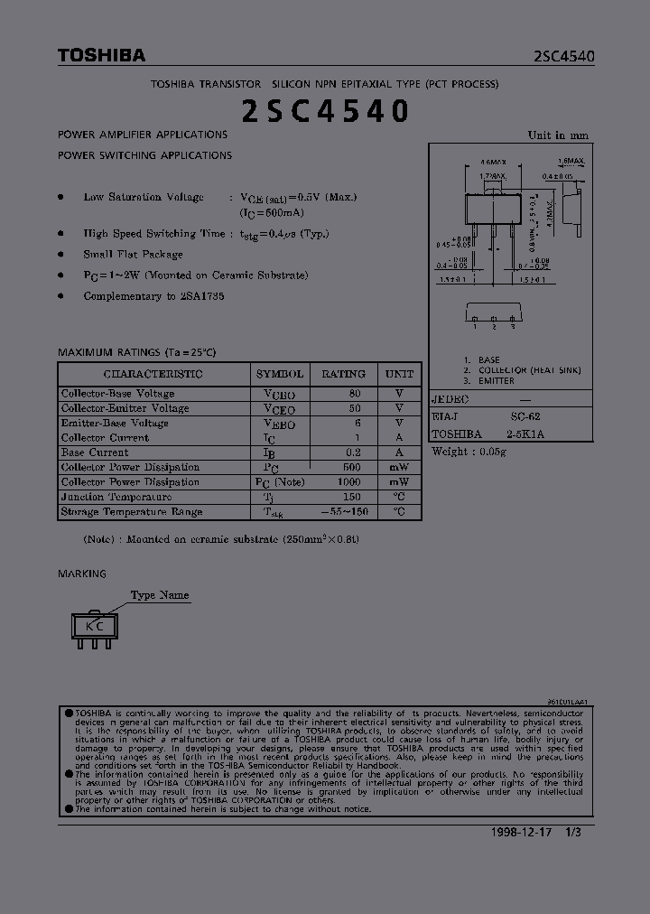 2SC4540_357733.PDF Datasheet