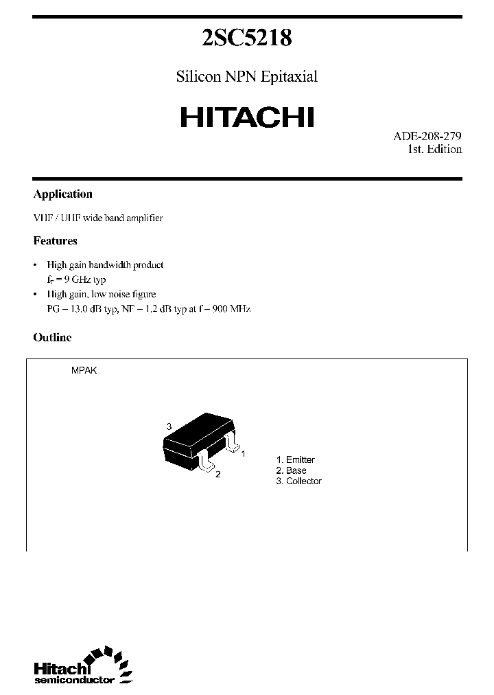 2SC5218_320113.PDF Datasheet