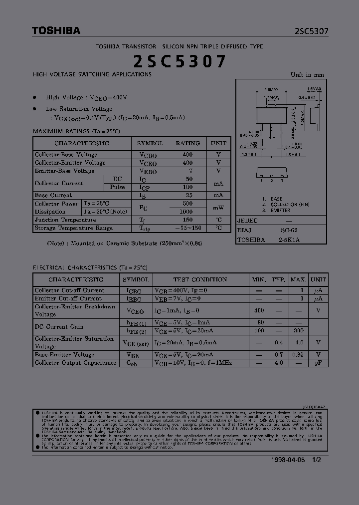 2SC5307_329068.PDF Datasheet