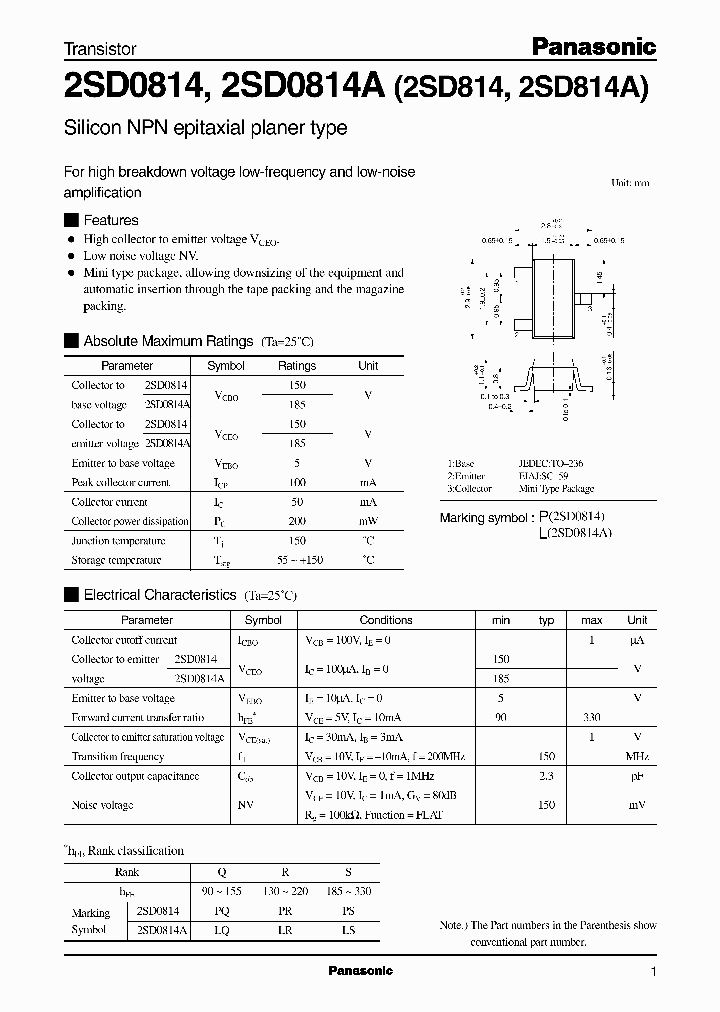 2SD814A_330149.PDF Datasheet