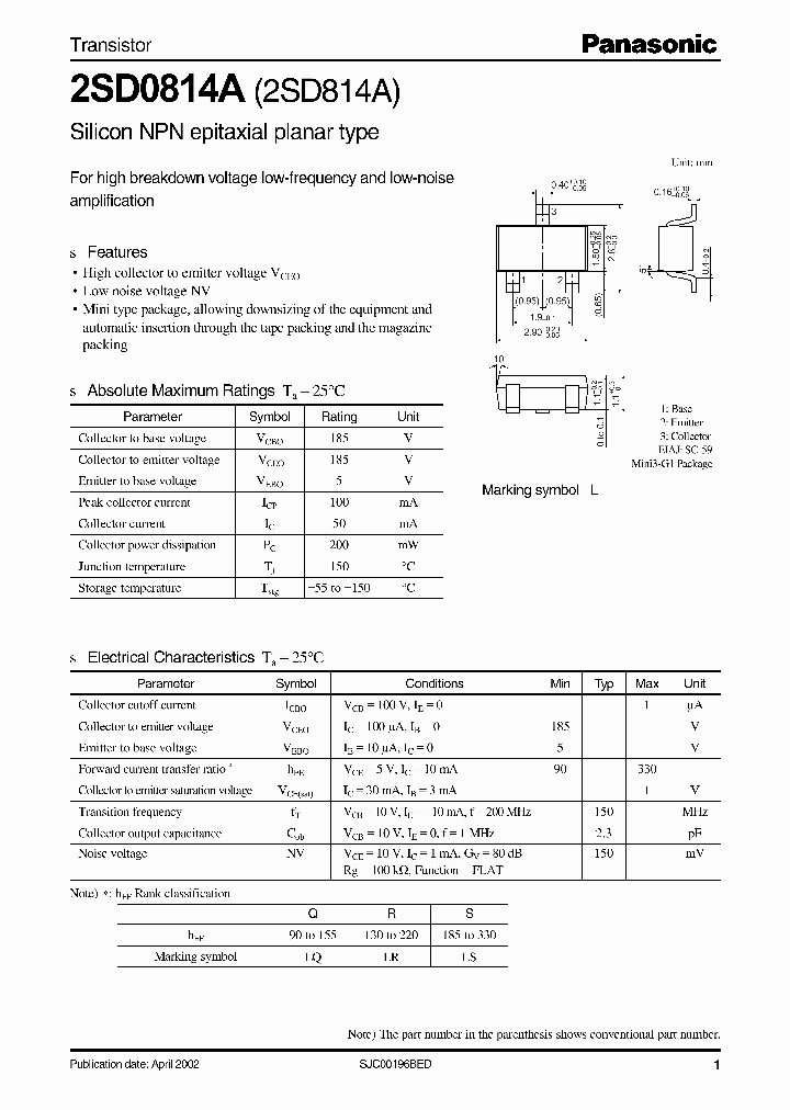 2SD0814A_330151.PDF Datasheet