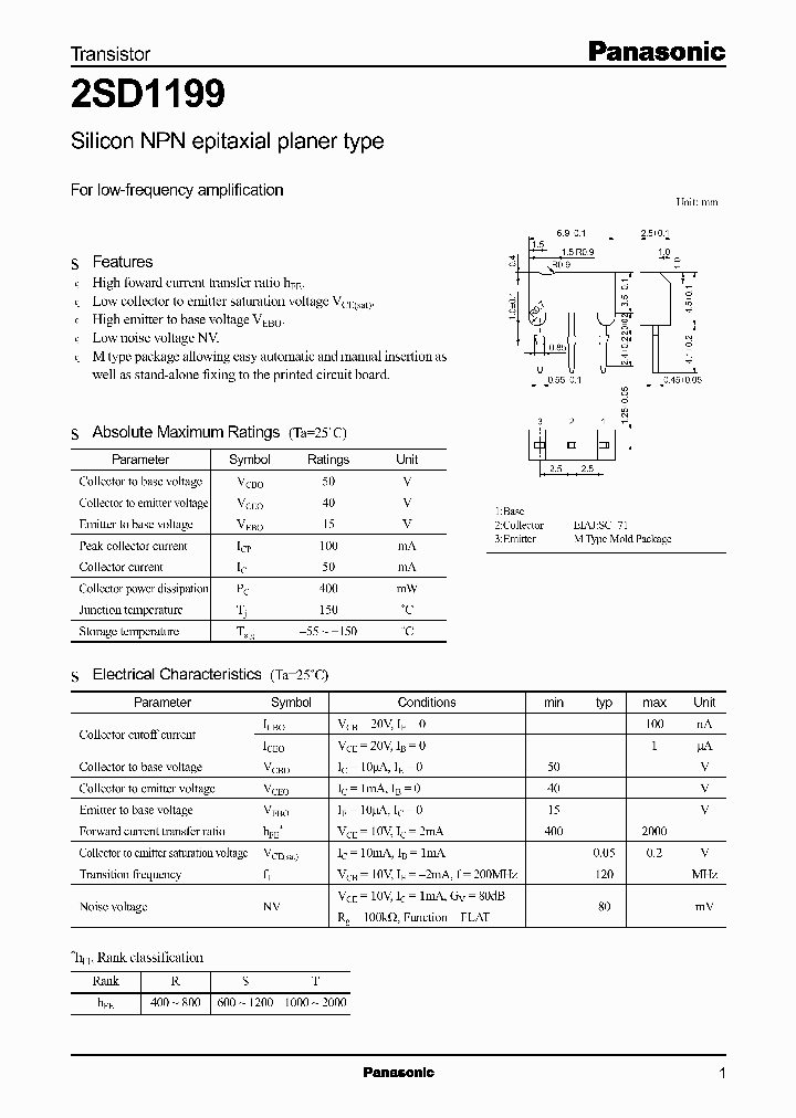 2SD1199_7291.PDF Datasheet