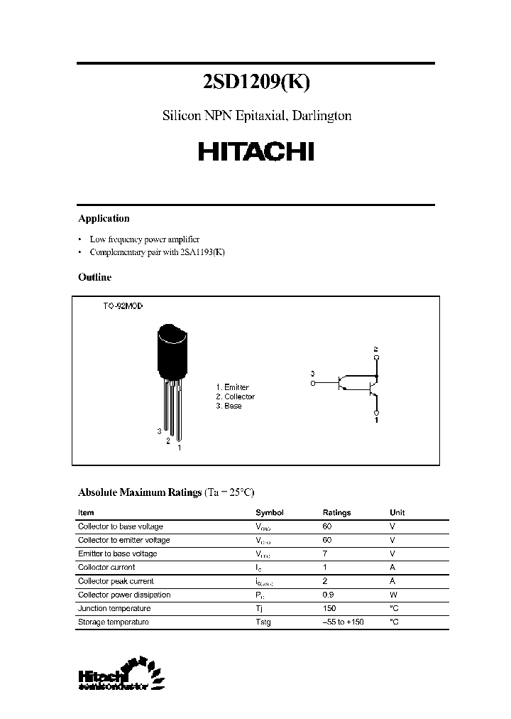 2SD1209K_332122.PDF Datasheet