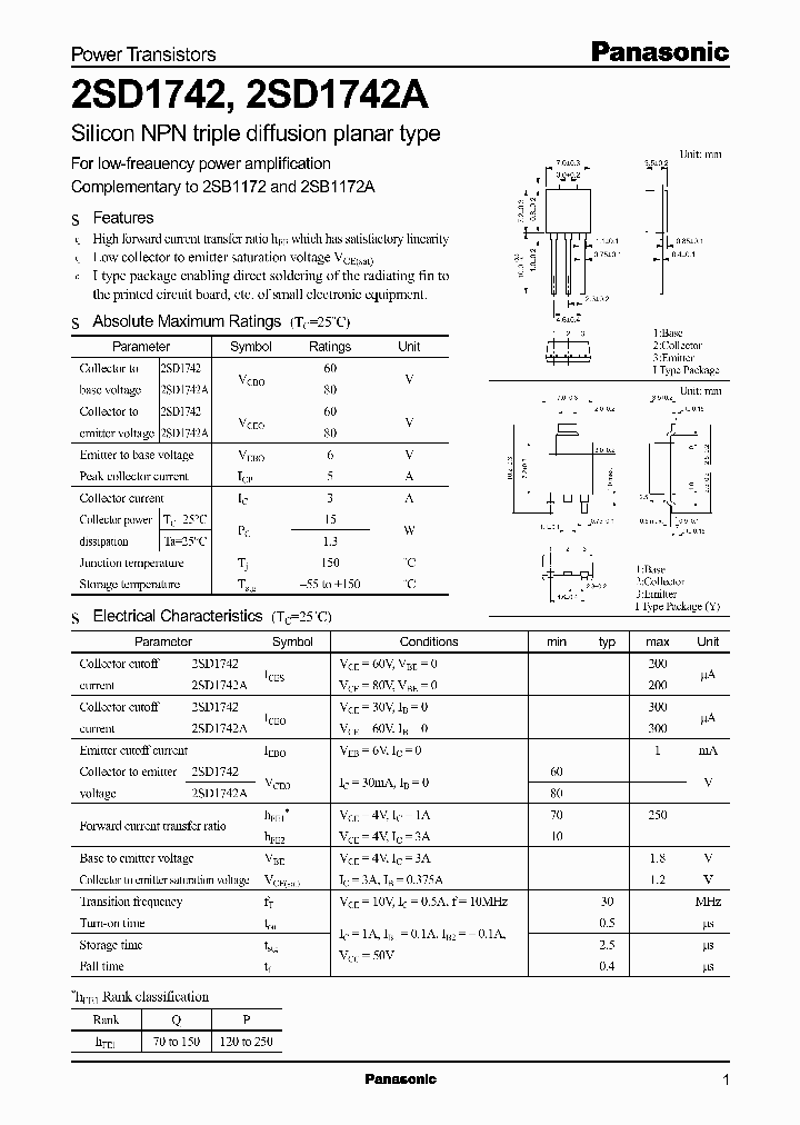 2SD1742A_334074.PDF Datasheet
