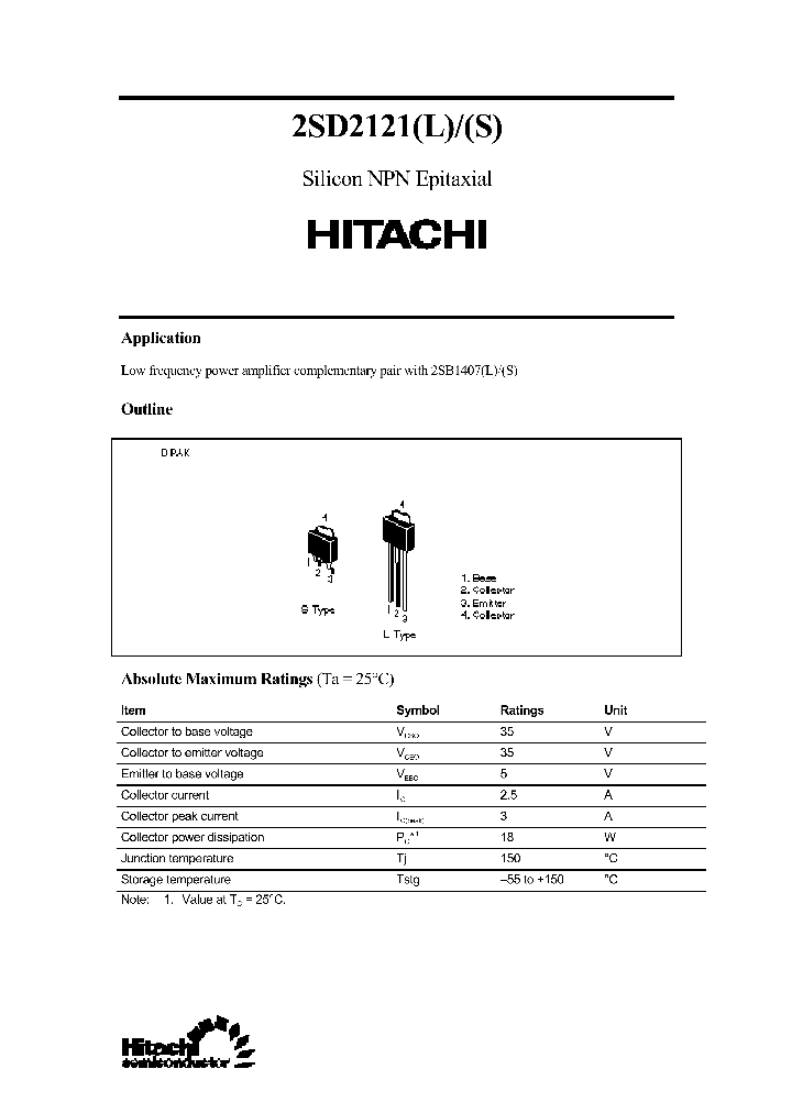 2SD2121_313114.PDF Datasheet