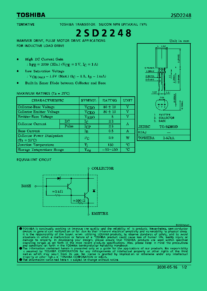 2SD2248_321077.PDF Datasheet