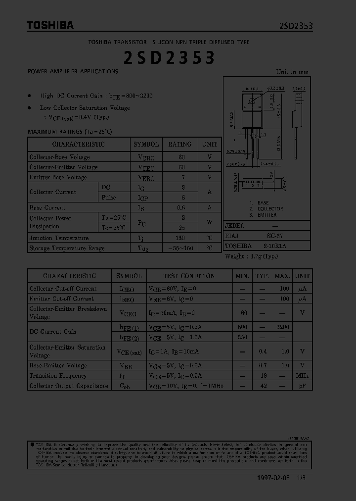 2SD2353_234324.PDF Datasheet