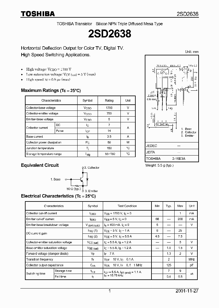 2SD2638_314164.PDF Datasheet