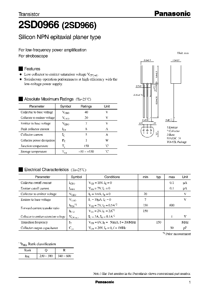 2SD966_353657.PDF Datasheet