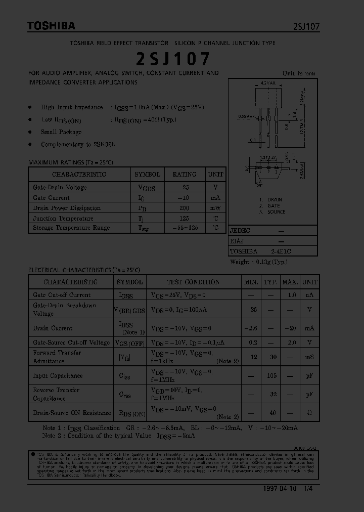 2SJ107_12667.PDF Datasheet