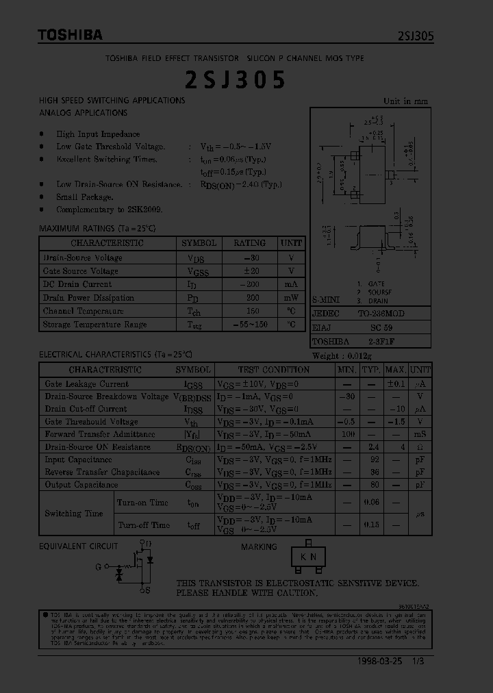 2SJ305_12778.PDF Datasheet