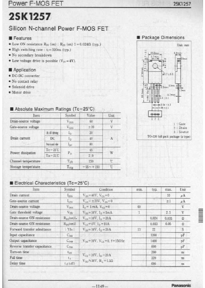 2SK1257_323536.PDF Datasheet