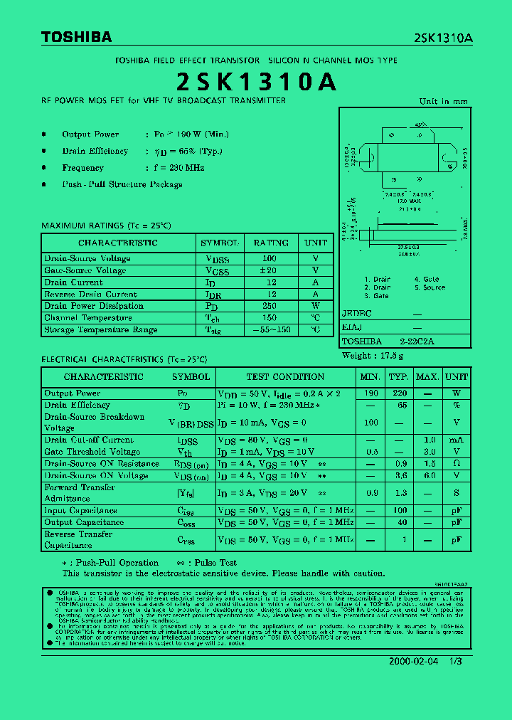 2SK1310A_349968.PDF Datasheet