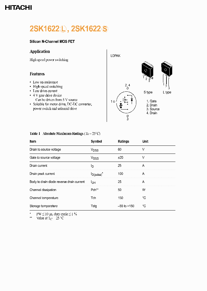 2SK1622_196679.PDF Datasheet