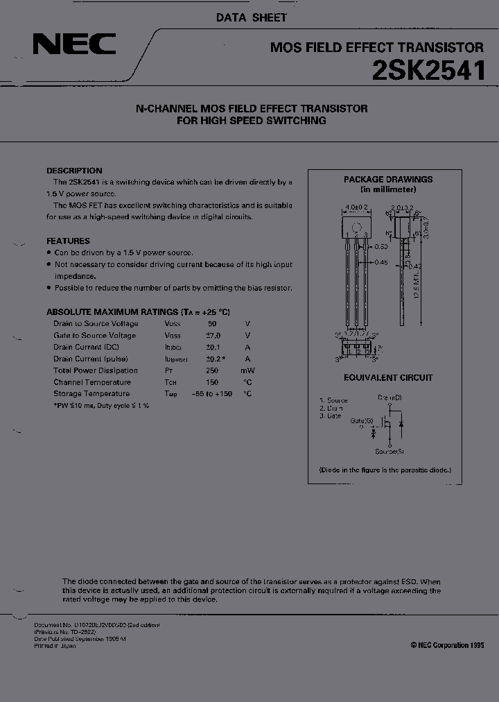 2SK2541_185838.PDF Datasheet