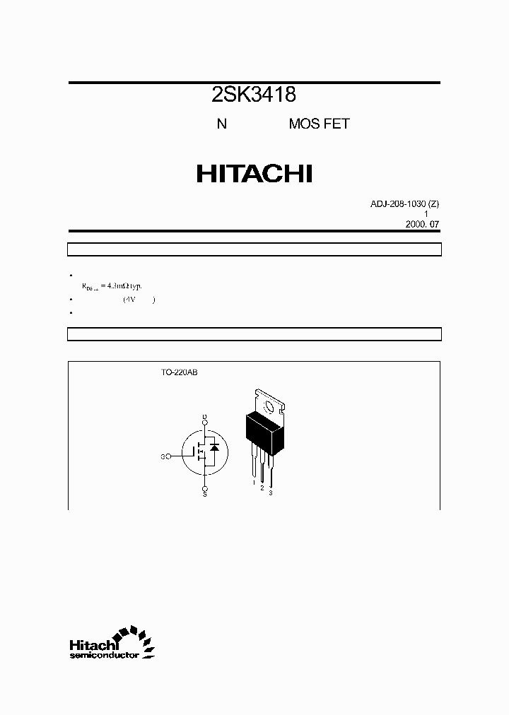 2SK3418_333187.PDF Datasheet