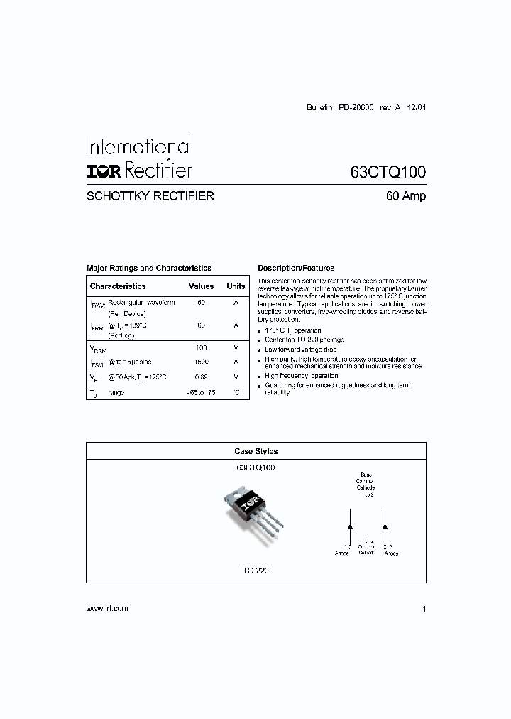 63CTQ100_324177.PDF Datasheet