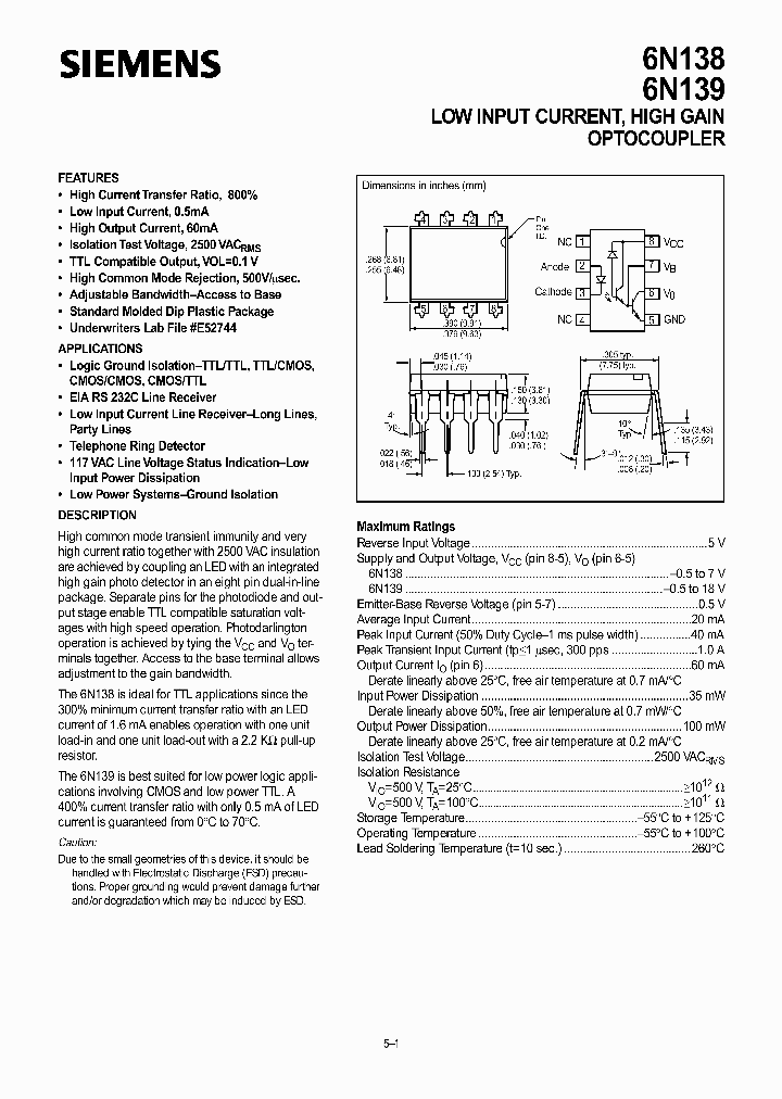 6N138_325304.PDF Datasheet