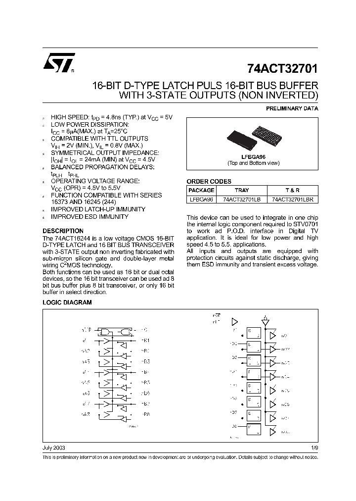 74ACT32701LB_333020.PDF Datasheet