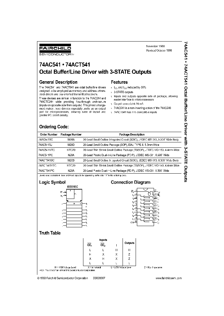74ACT541_319198.PDF Datasheet