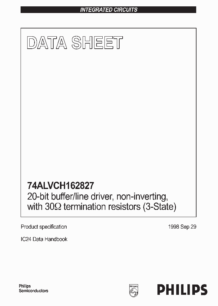 74ALVCH162827_307737.PDF Datasheet
